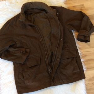 Brown Coat Mens Winter Size Large